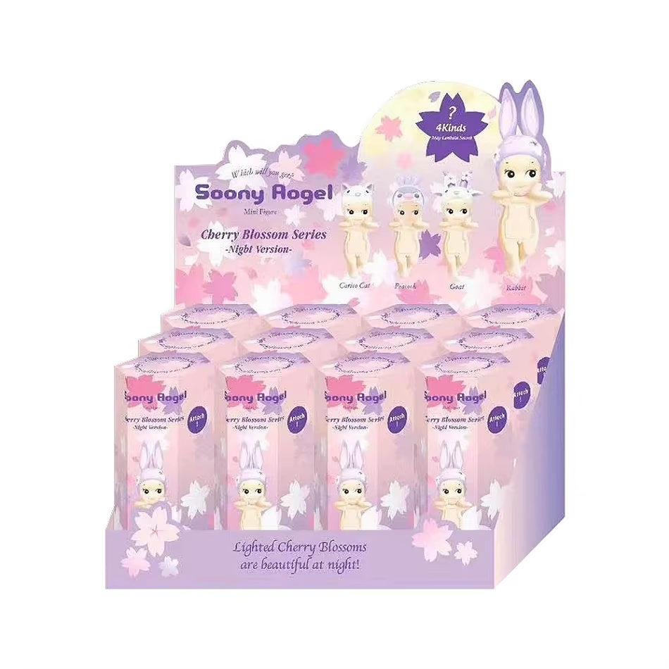 Angel Doll Cherry Blossom Series Night Version Blind Box Collect Hippers Action Figure Angel Doll Cherry Blossom Series Night Version Blind Box Collect Hippers Action Figure